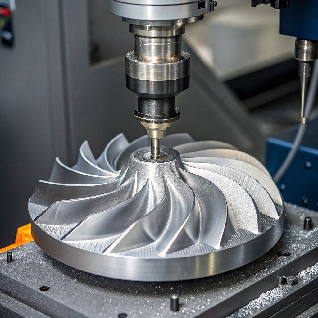 5-axis machining of turbine-type parts