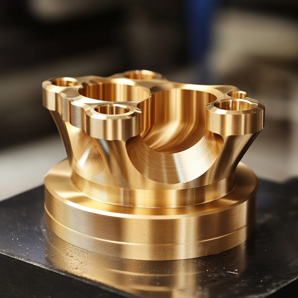 5 axis cnc brass complex machining parts