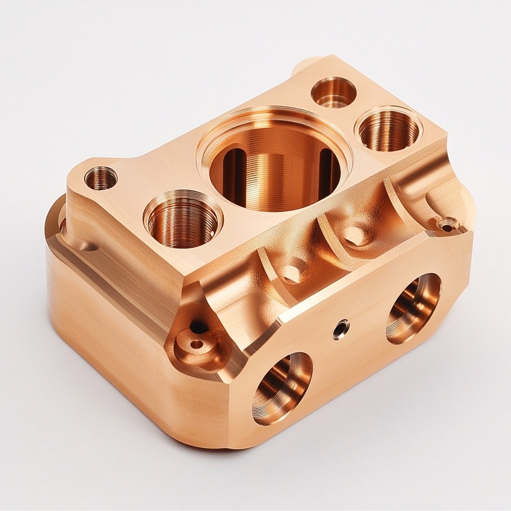 5 axis cnc copper machining parts
